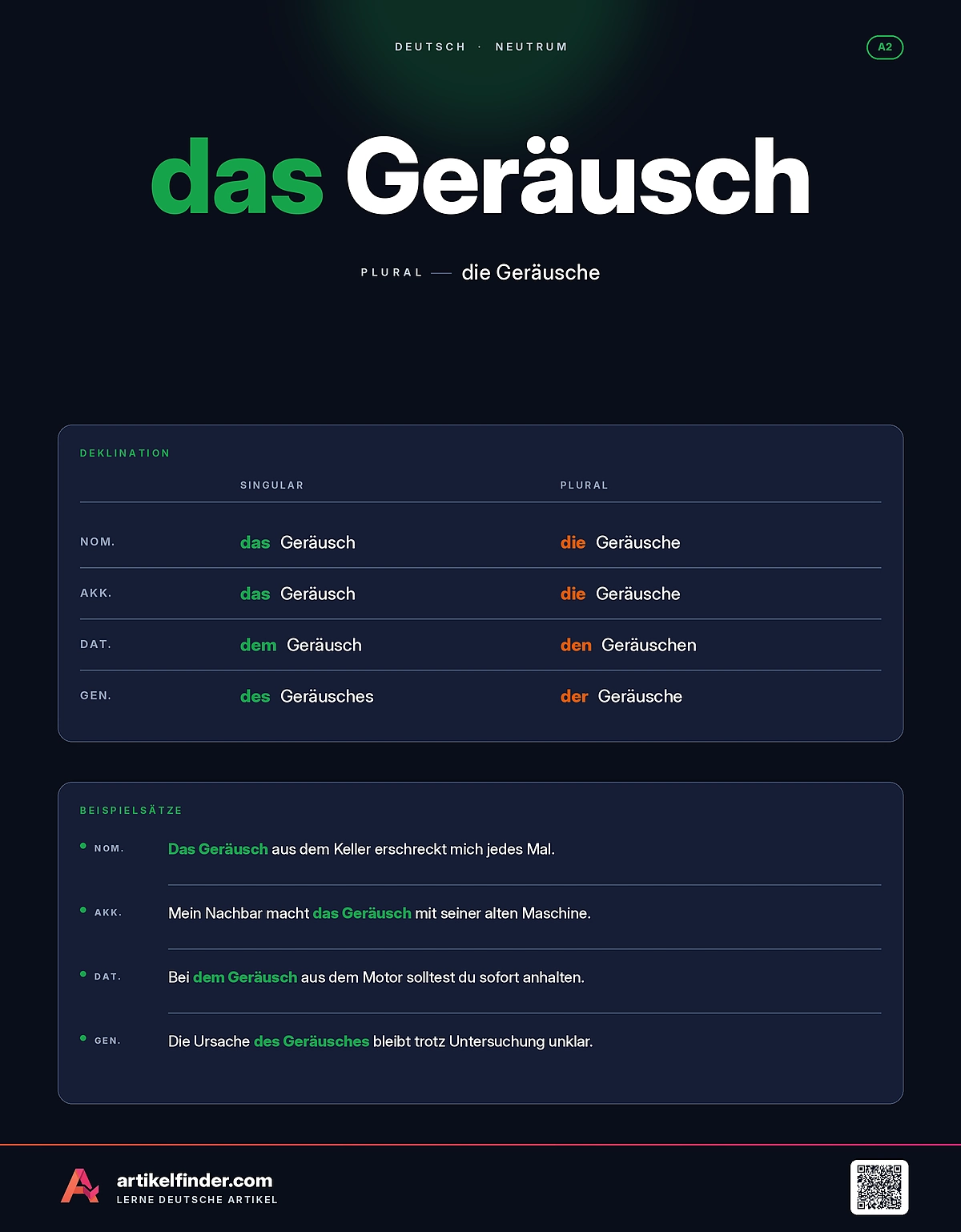 Gerausch 6 Buchstaben